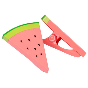 Beach towel pliers, 12x9x7,5cm, 2 pcs, melons
