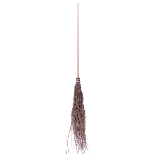 Birch broom with handle