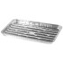 MagicHome kauss 34x23x2,5 cm, 3 tk, ristkülikukujuline, perforeeritud, ALU