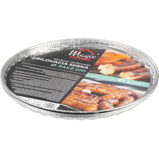 Tray MagicHome, 34 cm, round, aluminum