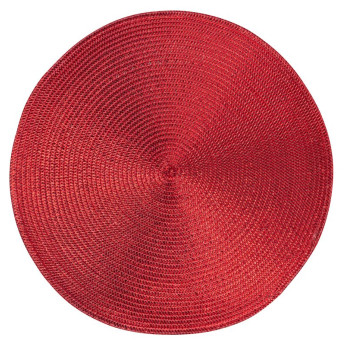 Plate mat MagicHome, 38 cm, red