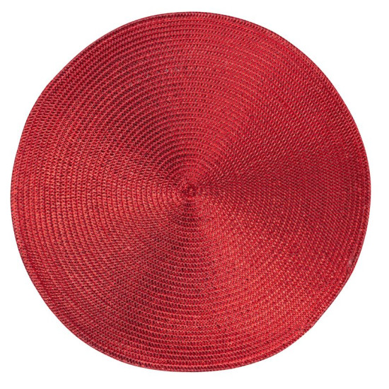 Plate mat MagicHome, 38 cm, red Plate mat MagicHome, 38 cm, red