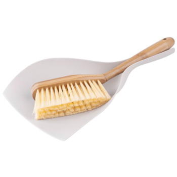 Dustpan with brush York ECONATURAL, bambus