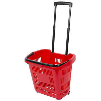Basket Racks PB01 0460x355x420 mm, for shopping, telescopic handle, with wheels