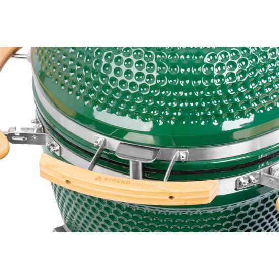 Grill Strend Pro Kamado Egg 21", diameter 46.7 cm, grill height 91 cm, green, 130x73x122 cm Grill Strend Pro Kamado Egg 21", diameter 46.7 cm, grill height 91 cm, green, 130x73x122 cm
