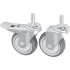 Wheels for the Kamado Egg grill, with and without brake