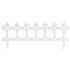 Fence Gardens F755, 87x34 cm, plastic, white, pack 4 pcs