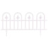 Fence Gardens F709, 61x32 cm, plastic, white, pack 4 pcs