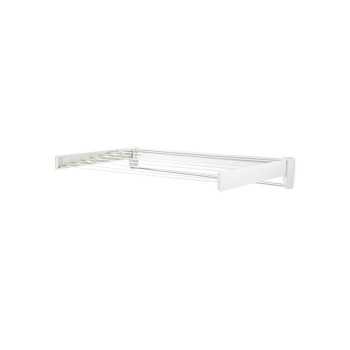 <p>Practical foldable wall-mounted clothes dryer, space-saving, suitable not only for the bathroom, separate chrome-plated towel rack, rod width 100 cm, 8.1 m of drying surface = 1 washing machine, 3-year warranty.</p>