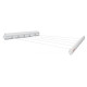 <p>Practical wall-mounted clothes dryer, space-saving, for walls up to 4.2 m apart, cord lock, automatic cord winding, 21 m drying surface = up to 2 washing machines, 3-year warranty.</p> <p>Practical wall-mounted clothes dryer, space-saving, for walls up to 4.2 m apart, cord lock, automatic cord winding, 21 m drying surface = up to 2 washing machines, 3-year warranty.</p>