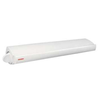 <p>Practical wall-mounted clothes dryer, space-saving, for walls up to 4.2 m apart, cord lock, automatic cord winding, 21 m drying surface = up to 2 washing machines, 3-year warranty.</p>