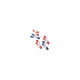 <p>Clothespins 25 pcs, dimensions: 8.5x3x31 cm. Color:white/red/blue; Material: Plastic.</p> <p>Clothespins 25 pcs, dimensions: 8.5x3x31 cm. Color:white/red/blue; Material: Plastic.</p>