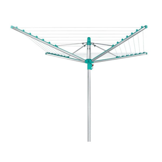 <p>External swivel dryer, weather-resistant, stainless aluminum frame, patented system of pulling cords into the sides. The cords are protected from rain and dirt, a mechanism for ideal cord release, the possibility of hanging hangers at the ends of the dryer arms. 40 m of cords = 4 washing machines. A holder for concreting is included.</p> <p>External swivel dryer, weather-resistant, stainless aluminum frame, patented system of pulling cords into the sides. The cords are protected from rain and dirt, a mechanism for ideal cord release, the possibility of hanging hangers at the ends of the dryer arms. 40 m of cords = 4 washing machines. A holder for concreting is included.</p>