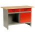 Table 1 US, work, sheet steel, 2x drawer, 1215 x 615 x 800 mm