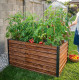 Ограждение для грядки Strend Pro Garden, 200x100x77см, 3D дизайн дерево, металл Ограждение для грядки Strend Pro Garden, 200x100x77см, 3D дизайн дерево, металл