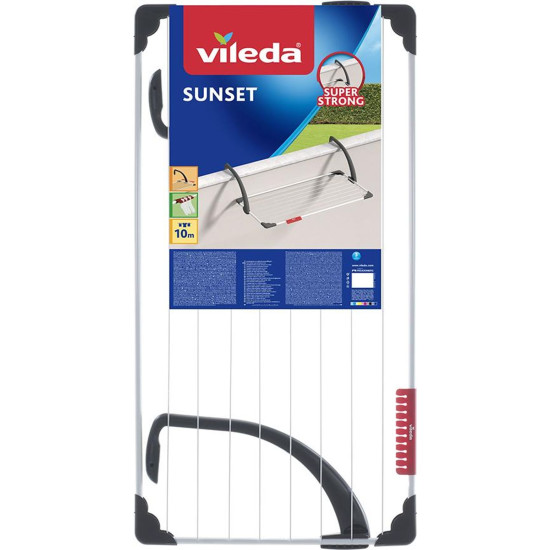 Clothes dryer Vileda Sunset, for laundry, 10 m Clothes dryer Vileda Sunset, for laundry, 10 m