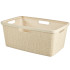 Pesukorv Curver® JUTE, 46L, beež, 39x59x26 cm