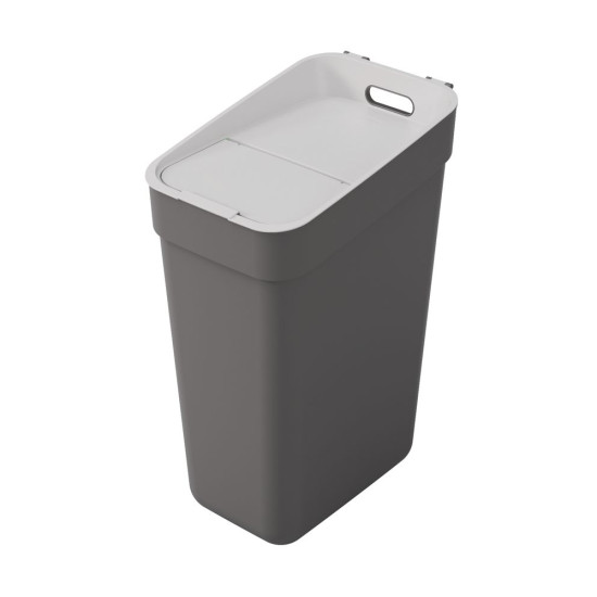Prügikast Curver® KOGUMISVALMIS, 30L, 24,6x36,7x55,1 cm, tumehall