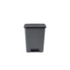 Prügikast Curver® COMPATTA BIN, 50L, 29,4x49,6x62 cm, must/hall, prügi jaoks Prügikast Curver® COMPATTA BIN, 50L, 29,4x49,6x62 cm, must/hall, prügi jaoks