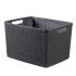 <p>-Ideal for convenient organization of home and offices.  A multifunctional box with a stylish natural woven look and feel that perfectly complements any home or office décor. It is robust, durable, lightweight and versatile.  A simple solution for organizing all kinds of things, from clothes in the closet, towels in the bathroom to magazines. The cut-out handles make it easy to lift and carry while saving space.- <strong>Dimensions: </strong>28 x 36 x 23 cm- <strong>Volume: </s