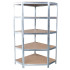 Rack RAT80, nurk, metall, MDF, 5 riiulit, 1800x900x400 mm, max. 150 kg / riiul