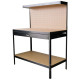 Racks DWB60 table, work, for the workshop, 1x drawer, 120x60x150 cm, max. 230 kg