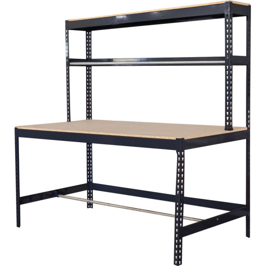 Stend PWB60, töölaud riiuliga, 1830x1830x900 mm, max 350 kg