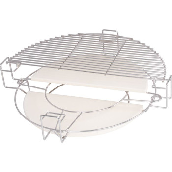 Grate for grill Strend Pro Kamado Egg 26", adjustable, with stone