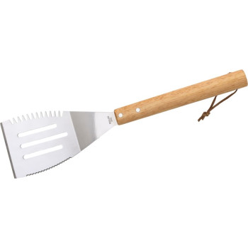 Strend Pro Grill spatula, for grilling, stainless steel, with  wooden handle, 41 cm