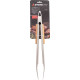 Strend Pro Grill tongs, for grilling, stainless steel, with wooden handle, 4.3x38-42 cm Strend Pro Grill tongs, for grilling, stainless steel, with wooden handle, 4.3x38-42 cm