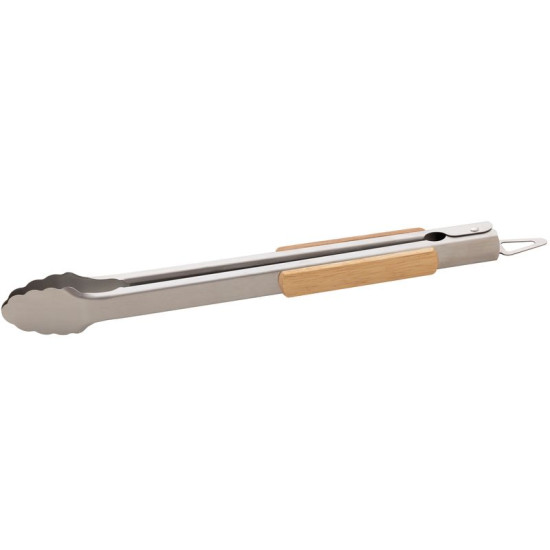 Strend Pro Grill tongs, for grilling, stainless steel, with wooden handle, 4.3x38-42 cm Strend Pro Grill tongs, for grilling, stainless steel, with wooden handle, 4.3x38-42 cm