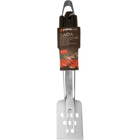 Strend Pro grillitööriistade komplekt, grillimine ja grillimine, roostevaba teras, 3-osaline