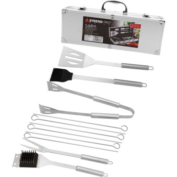 Set of tools Strend Pro Grill, for grilling and roasting, 12 pieces, in a case
