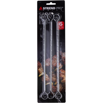 Set of MagicHome skewers, for grilling and roasting, 6-piece, 27.5 cm