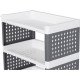 MagicHome Rolly riiulid, plastik, 5 riiulit, 49x29x97 cm, ratastel MagicHome Rolly riiulid, plastik, 5 riiulit, 49x29x97 cm, ratastel