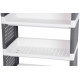 MagicHome Rolly riiulid, plastik, 5 riiulit, 49x29x97 cm, ratastel MagicHome Rolly riiulid, plastik, 5 riiulit, 49x29x97 cm, ratastel