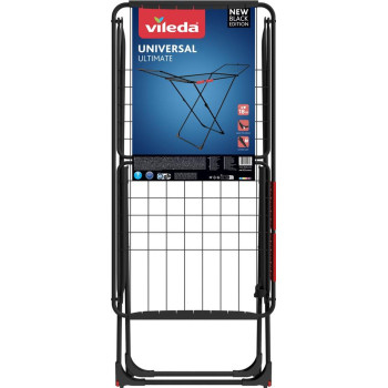 Сушилка для белья Vileda Universal, черная, 18 м
