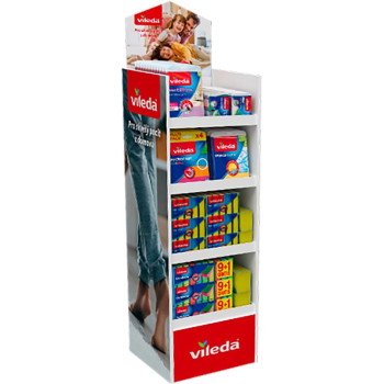 Stand Vileda ATF display small, cardboard + free Ultramax Complete Set box