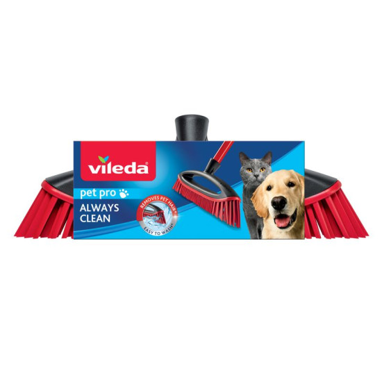 Vileda Always Clean Pet Pro broom, soft rubber bristles Vileda Always Clean Pet Pro broom, soft rubber bristles