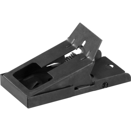 Hiirelõks, metall, avatav, must, 82x42 mm Hiirelõks, metall, avatav, must, 82x42 mm
