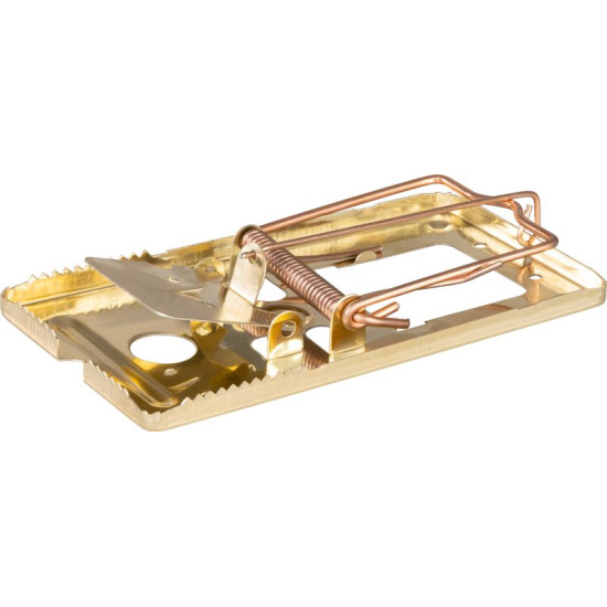 Rat trap, metal, brass, 165x90 mm