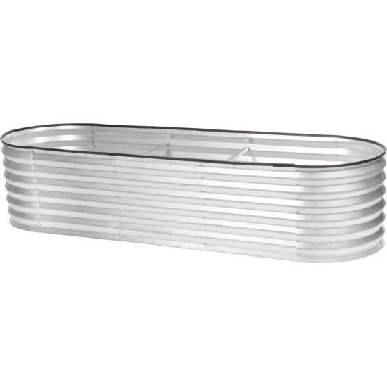 Strend Pro Garden raised bed, galvanized, 60x200x45 cm Strend Pro Garden raised bed, galvanized, 60x200x45 cm
