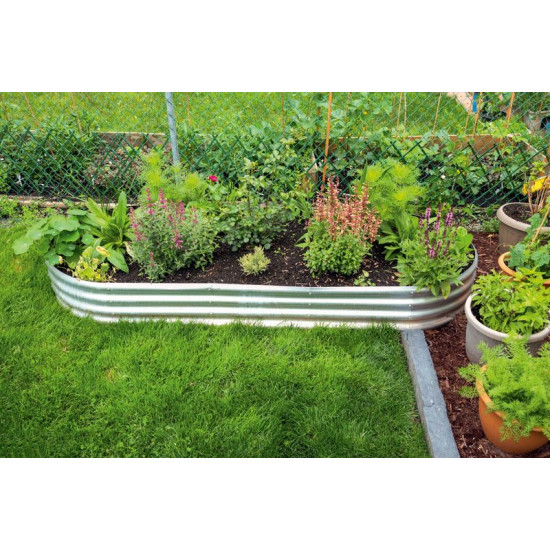 Strend Pro Garden raised bed, galvanized, 90x120x30 cm Strend Pro Garden raised bed, galvanized, 90x120x30 cm