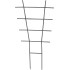 Võre Strend Pro, lillede ja taimede tugi, must, 30.5x56.5 cm