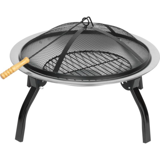 Fireplace Strend Pro Mara, BBQ, Metal, Round, 57x57x40 cm Fireplace Strend Pro Mara, BBQ, Metal, Round, 57x57x40 cm