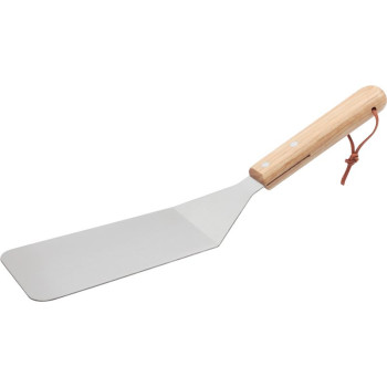 Turner Strend Pro Grill, for grilling and roasting, with wooden handle, stainless steel, 34cm