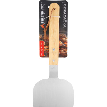 Turner beach pro grill, for barbecue, wooden handle, 29 cm