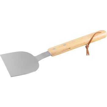 Turner beach pro grill, for barbecue, wooden handle, 29 cm