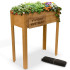 Flower bed Strend Pro Garden, 84x40x98 cm, wood, raised, with legs