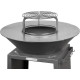 Grill Strend Pro Fiesta, black, steel, diameter 75 cm, with fireplace